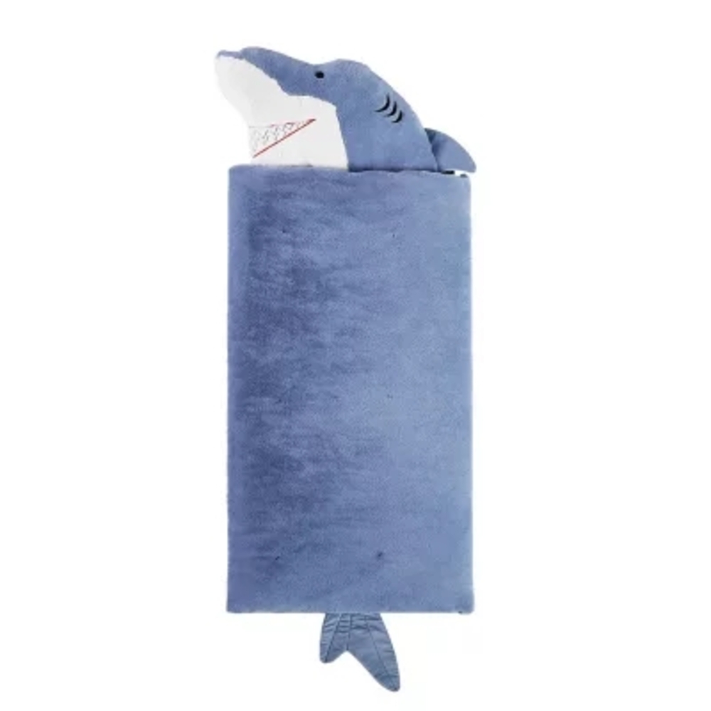 Blue Shark Kids Sleeping Bag with Playful Design